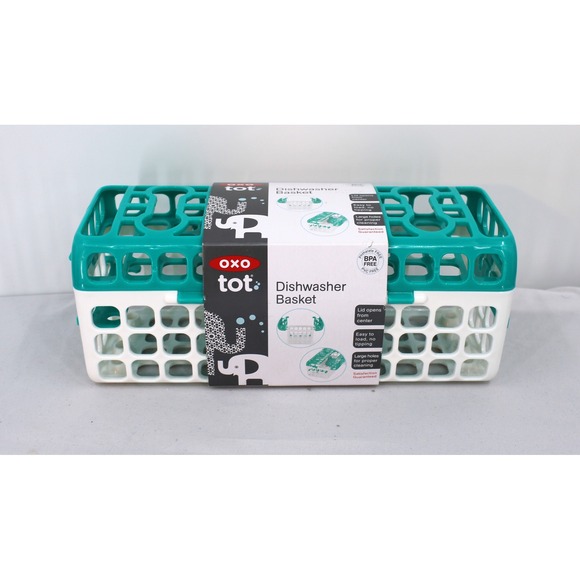 OXO Tot Other - OXO Tot Dishwasher Basket Teal White Bottle Parts Pacifier Sippy Cup 62132700